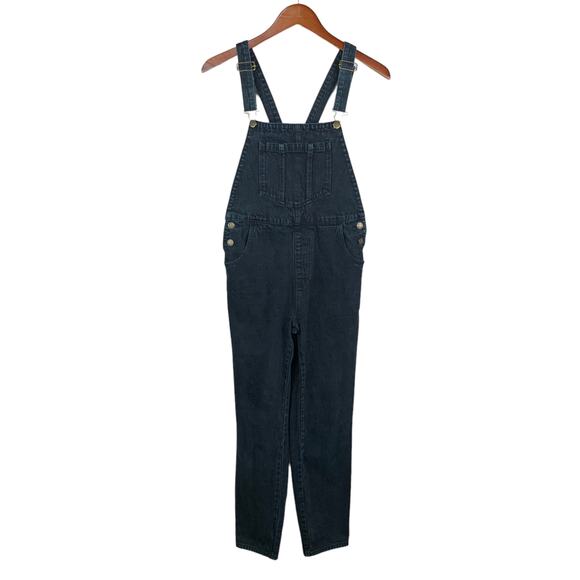 Rolla’s Overalls Faded Black Denim Slim Leg Women’s US 2 - Flaw - Picture 1 of 12